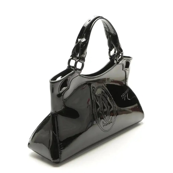 ‼️SOLD‼️Cartier Marcello de Cartier Small Handbag in Black Patent Leather - Picture 5 of 10